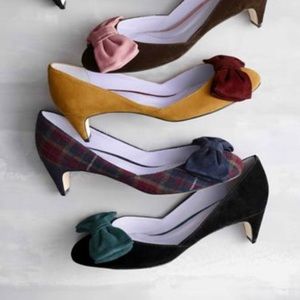 Johnston & Murphy Anita Bow kitten heels